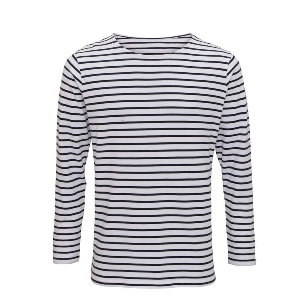 Asquith & Fox Mens Mariniere Coastal Long Sleeve T-Shirt
