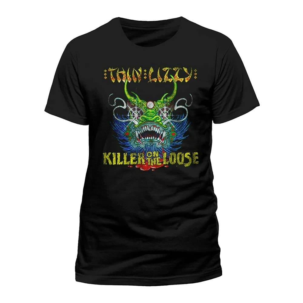 Thin Lizzy Vuxna Unisex Vuxna Killer On The Loose T-Shirt
