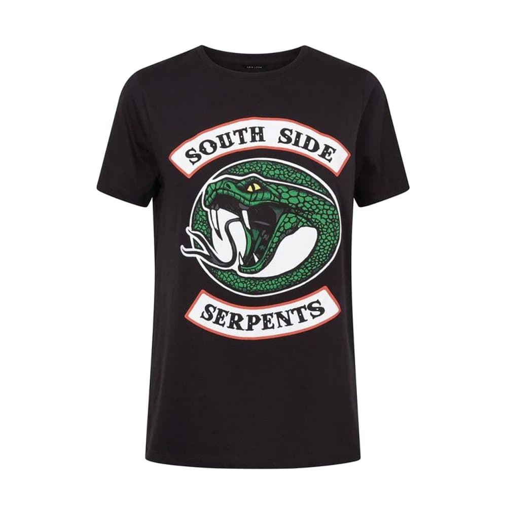 Riverdale Unisex Adults Southside Serpents Print T-Shirt
