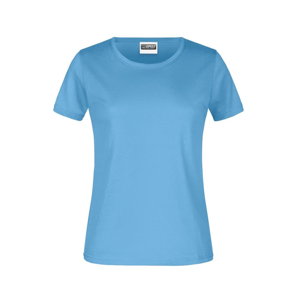James And Nicholson Womens/Ladies Round Neck Basic T-Shirt