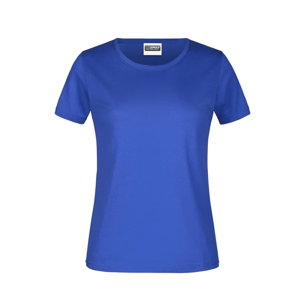 James And Nicholson Womens/Ladies Round Neck Basic T-Shirt