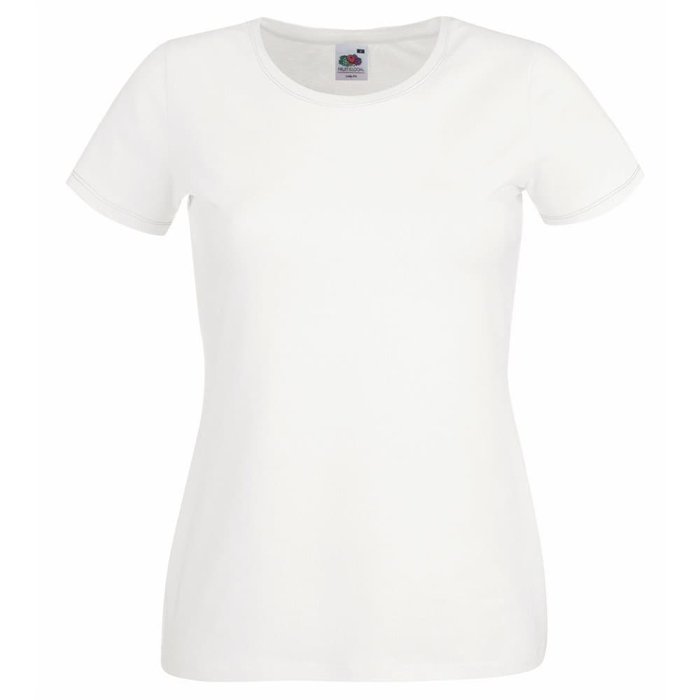 Fruit Of The Loom Ladies/Womens Lady-Fit Crew Neck Short Sleeve T-Shirt