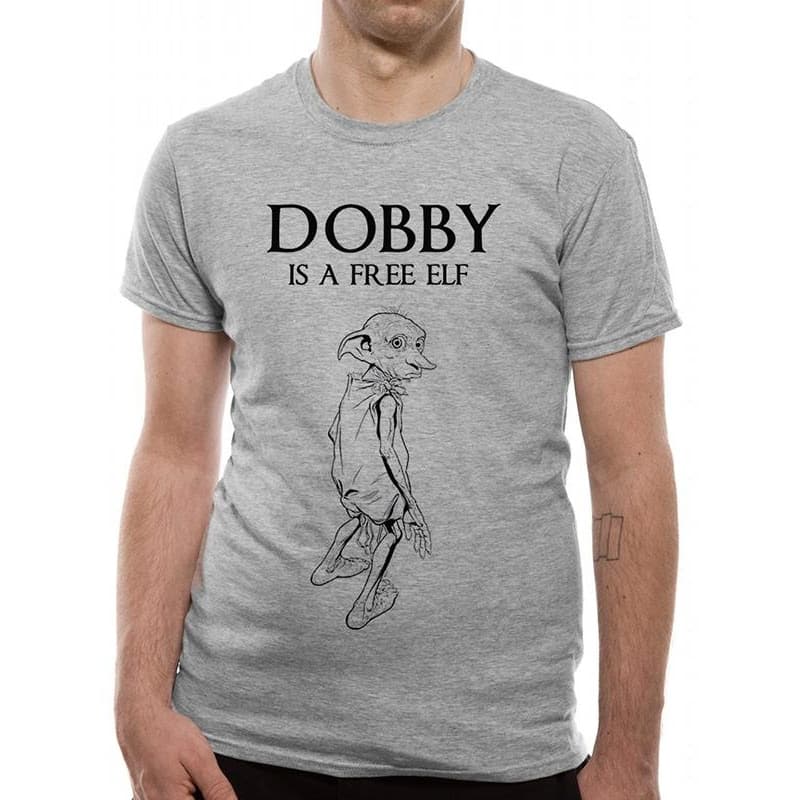 Harry Potter Unisex Adults Dobby Free Elf T-Shirt