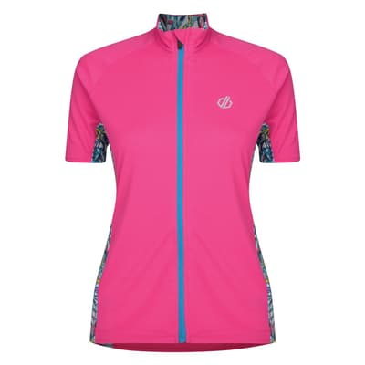 Dare2b Womens/Ladies Expound Short Sleeve Cycle Jersey