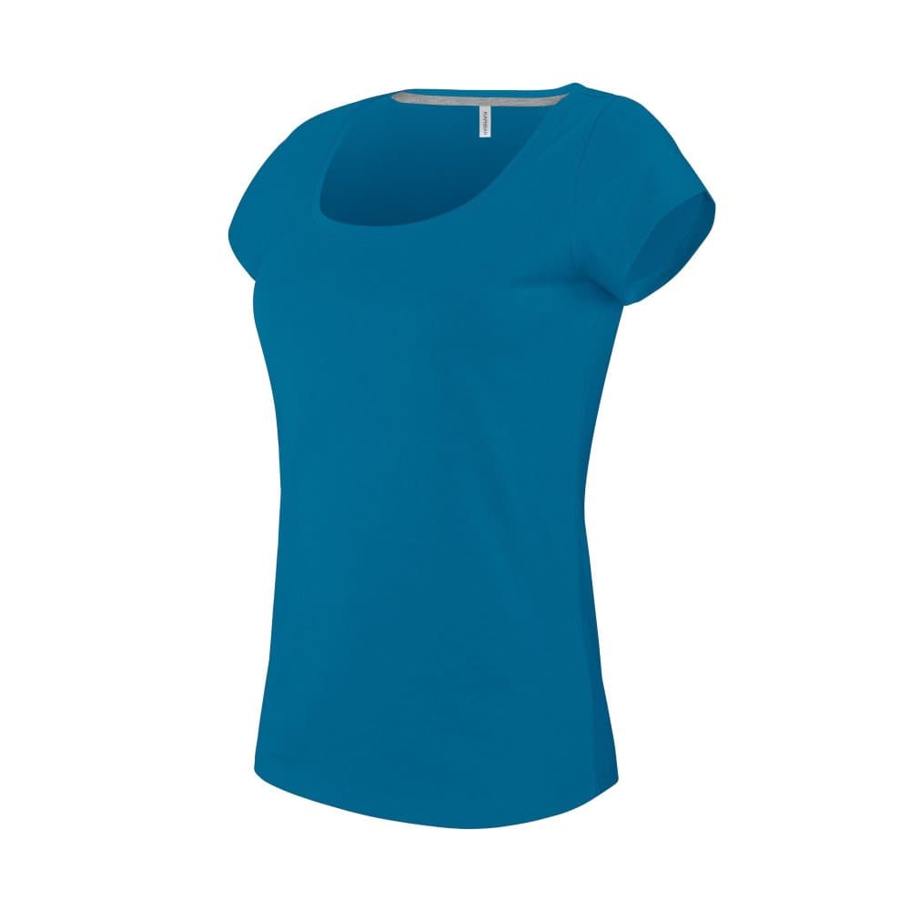 Kariban Womens/Ladies Boat Neck Short Sleeve T-Shirt