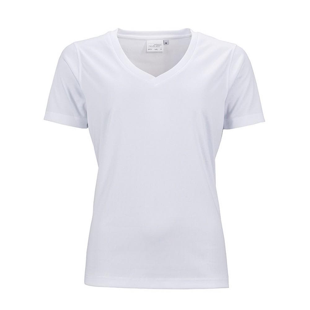 James and Nicholson Aktiv t-shirt med V-hals och dam