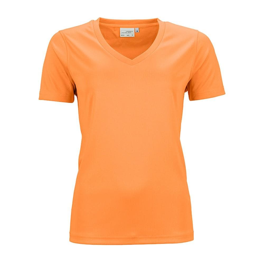 James and Nicholson Aktiv t-shirt med V-hals och dam