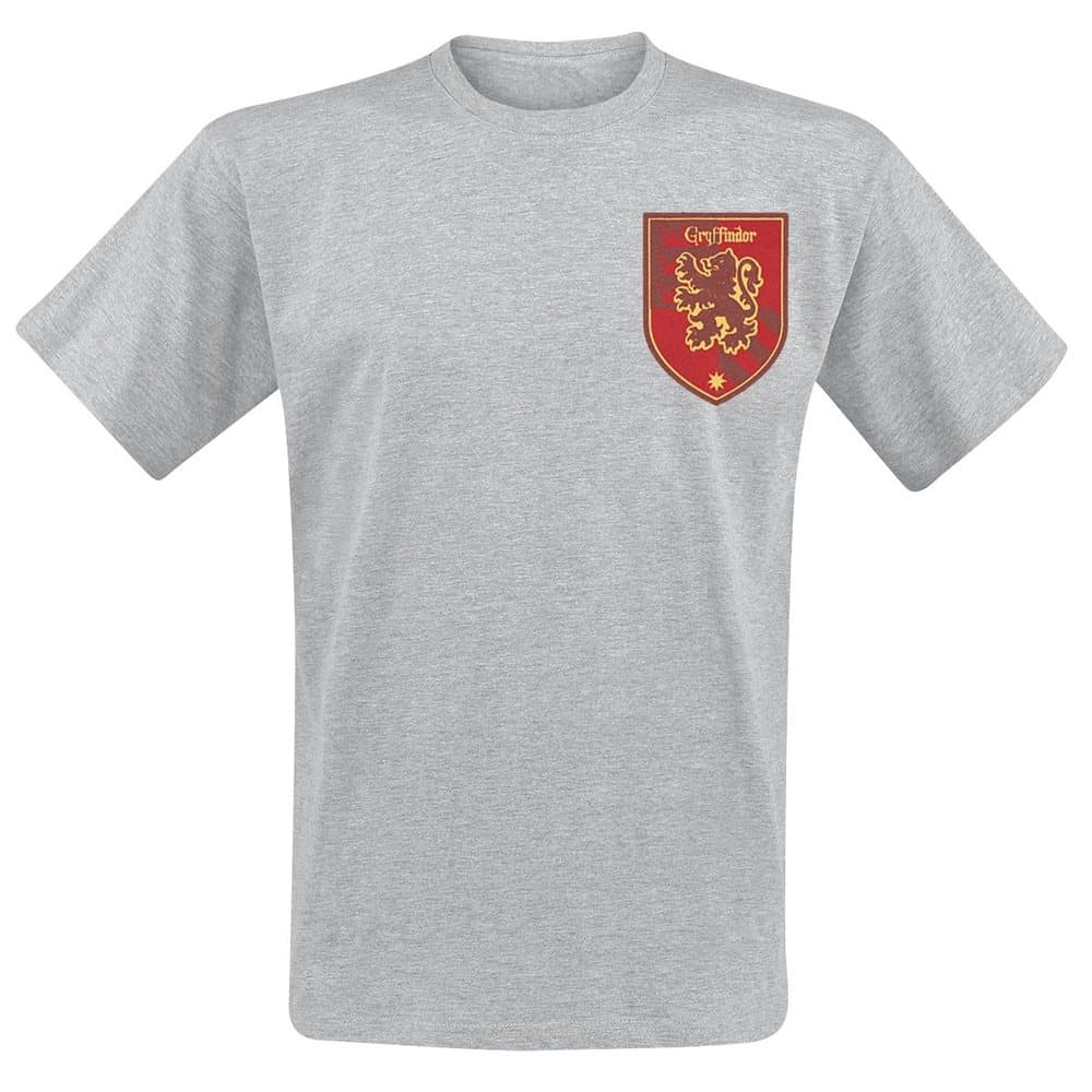 Harry Potter Unisex vuxna Gryffindor House Crest Design T-shirt