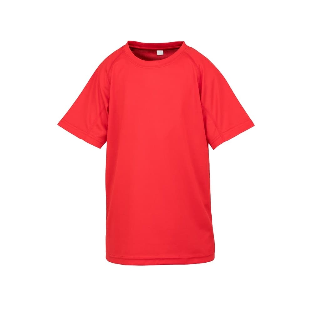 Spiro Childrens Boys Performance Aircool T-Shirt