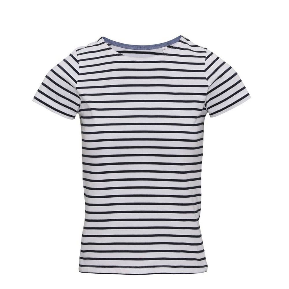 Asquith & Fox Womens/Ladies Mariniere Coastal Short Sleeve T-Shirt
