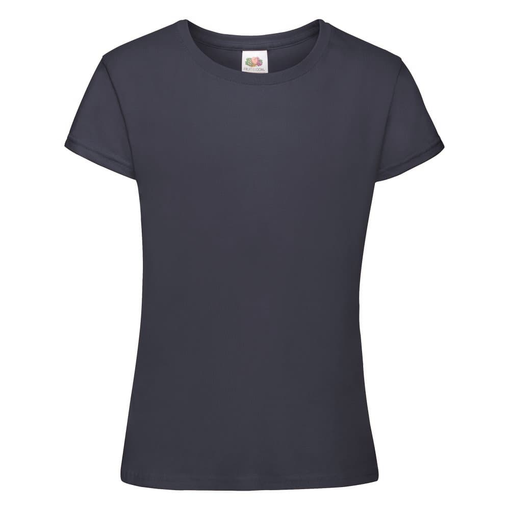 Fruit Of The Loom Girls Sofspun Short Sleeve T-Shirt (Pack of 2)