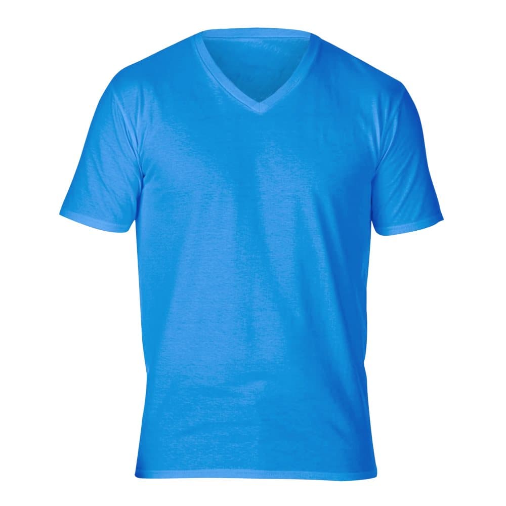 Gildan Adults Unisex Short Sleeve Premium Cotton V-Neck T-Shirt