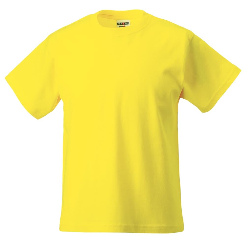 Jerzees Schoolgear Childrens Classic Plain T-Shirt (Pack of 2)
