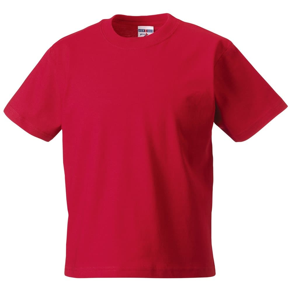 Jerzees Schoolgear Childrens Classic Plain T-Shirt (Pack of 2)