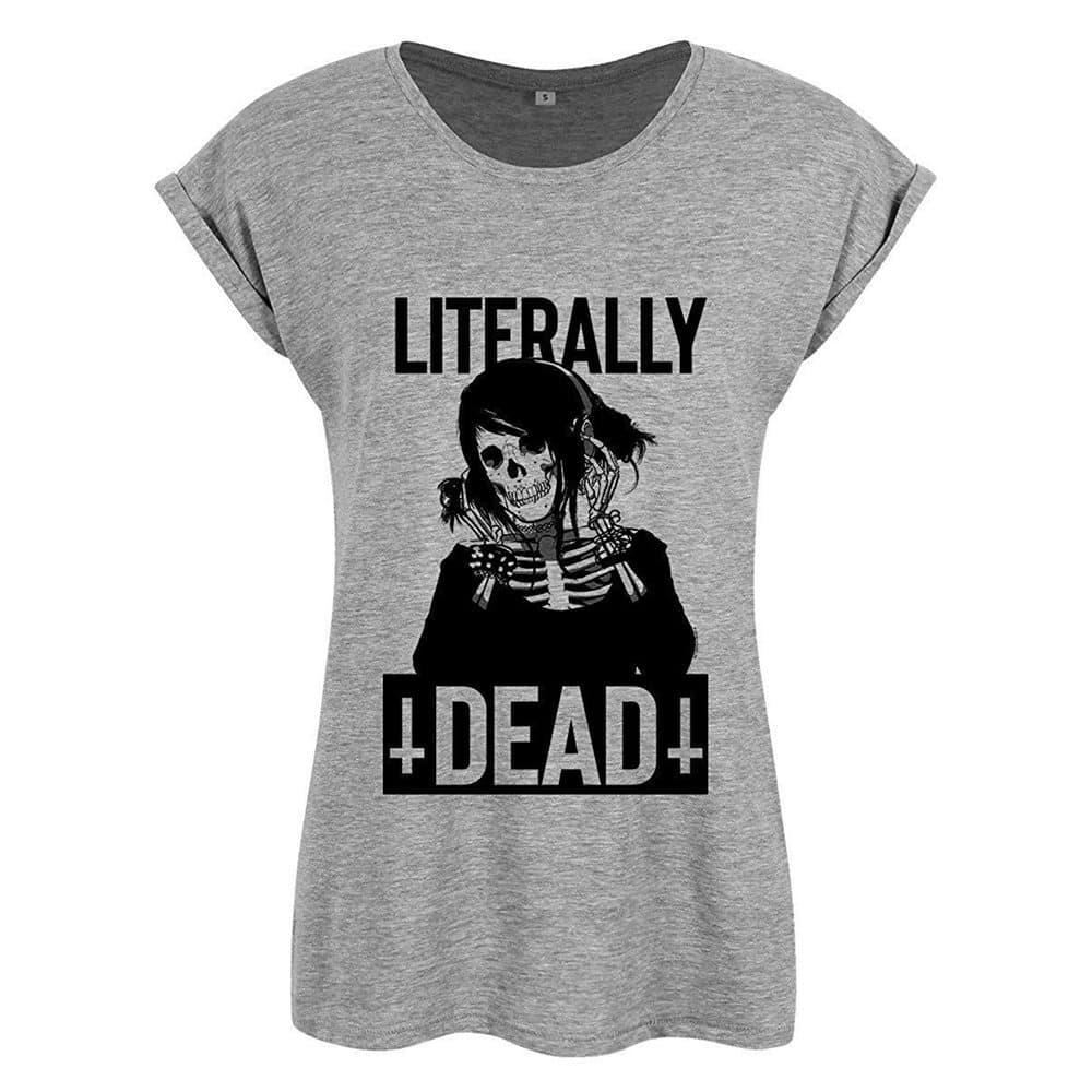 Grindstore Ladies/Womens Literally Dead Premium T-Shirt