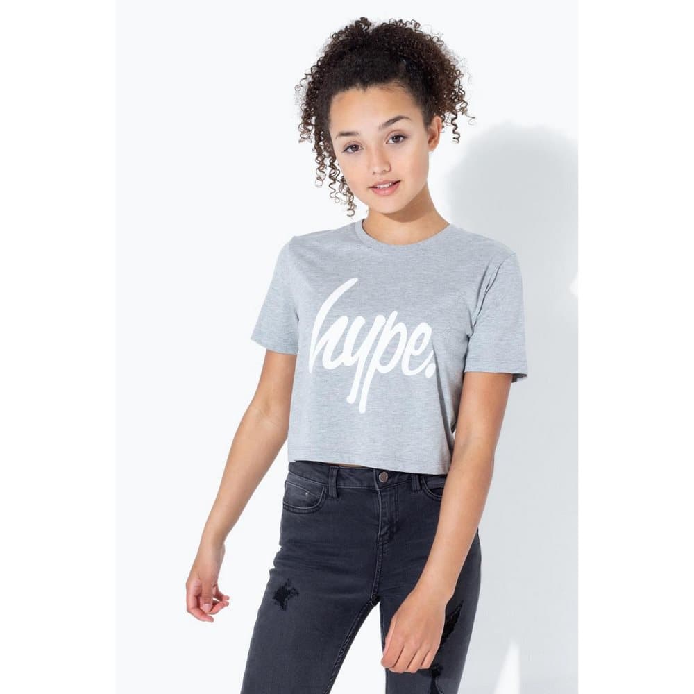Hype Girls Script Crop T-shirt