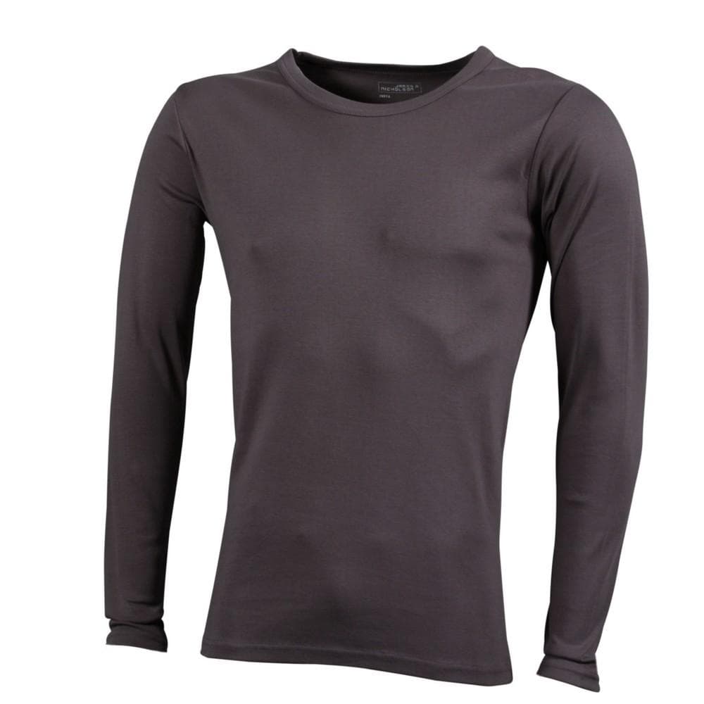 James and Nicholson Mens Long-Sleeved T-Shirt