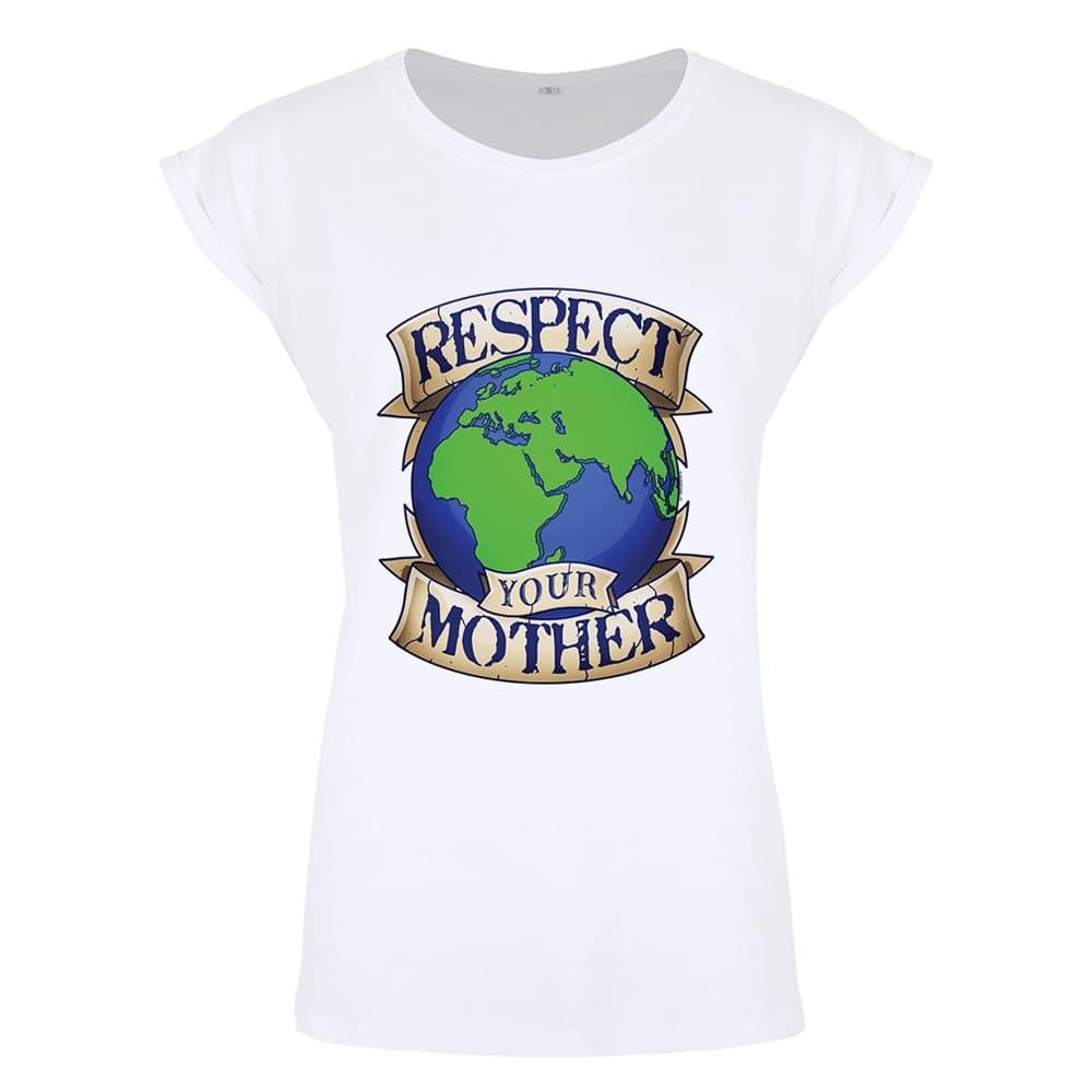 Grindstore Respect Your Mother Earth Ladies Premium T-Shirt