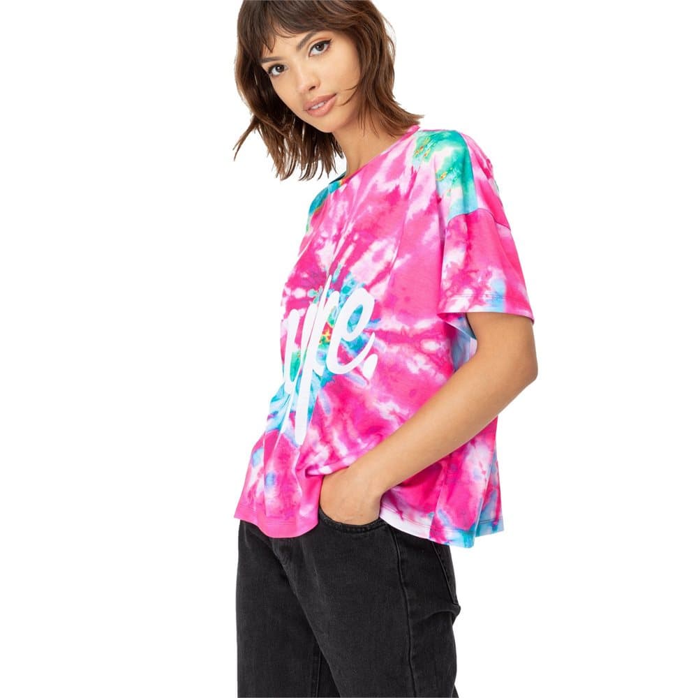 Hype Womens/Ladies Watermelon Tie Dye T-shirt