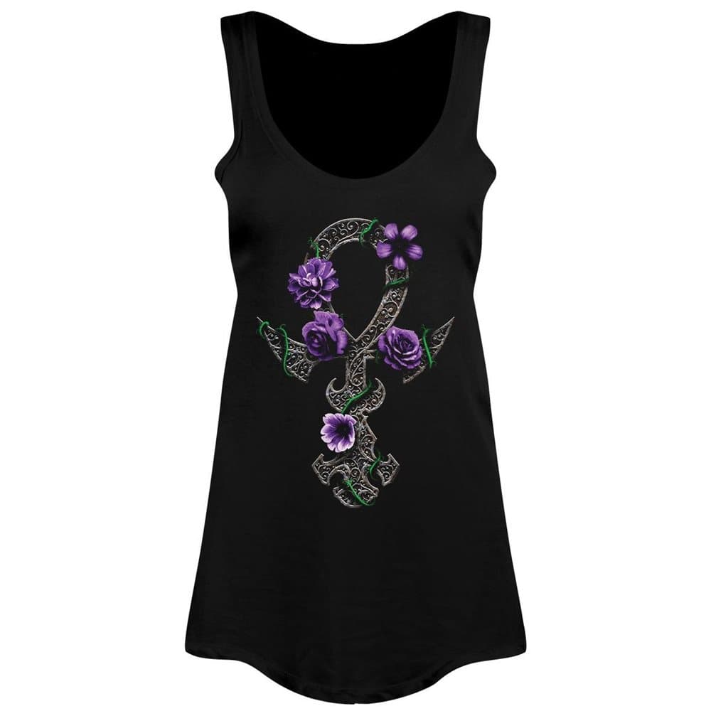 Requiem Collective Floral Ankh Floaty Vest för damer