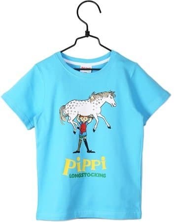 Pippi Långstrump T-shirt Blå, Martinex
