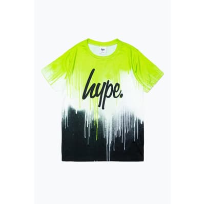 Hype Childrens/Kids Lime Dripping T-shirt