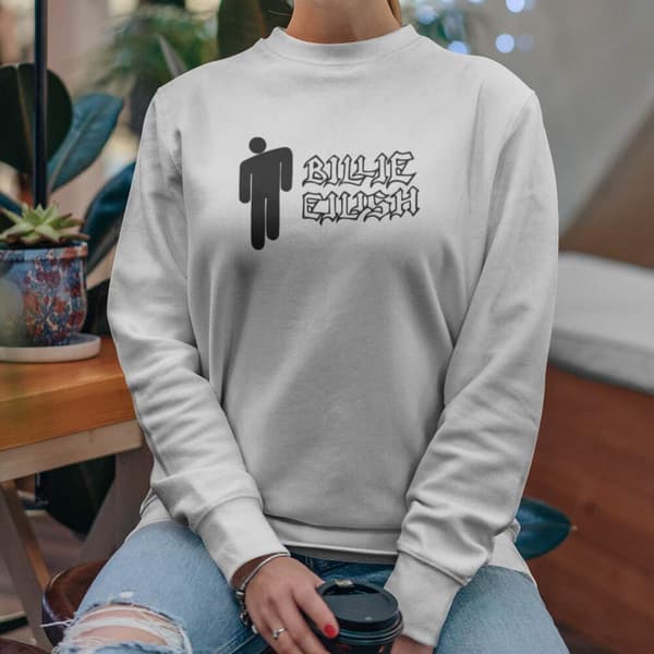 Billie Eilish sweatshirt tröja långarmad Medium