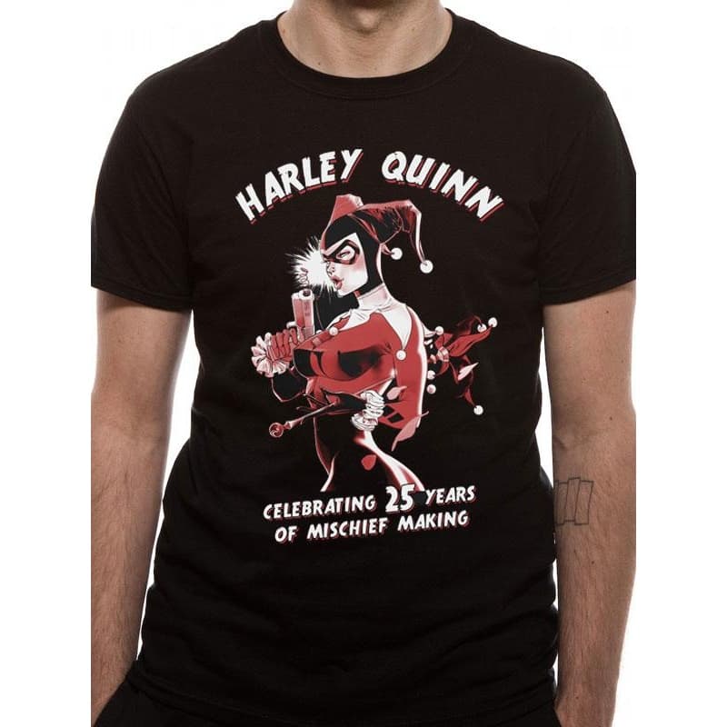 Batman Unisex vuxna Harley Quinn Mischief Making T-shirt