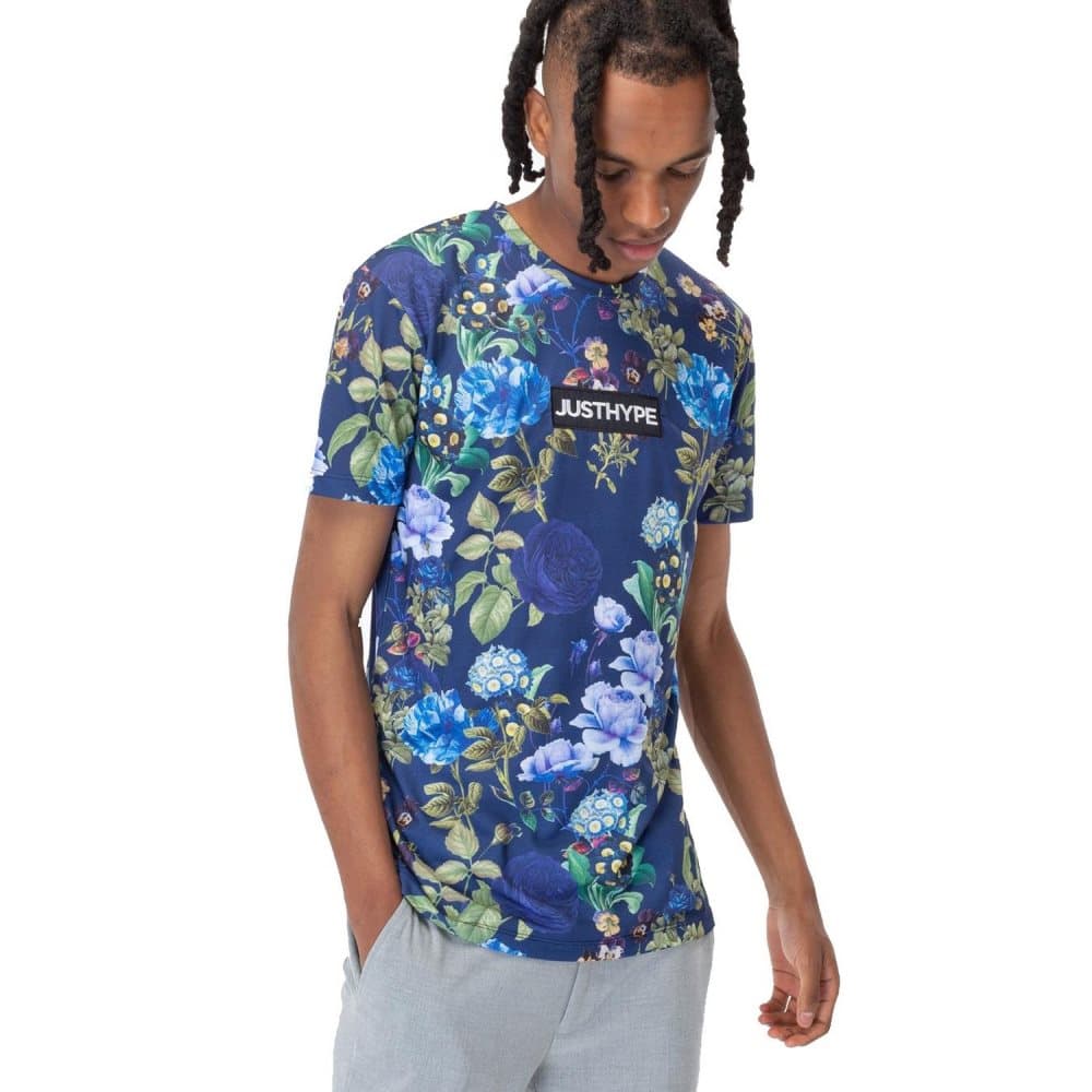 Hype Mens Rose Print T-shirt