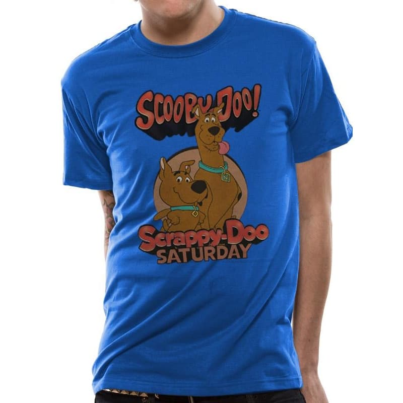 Scooby Doo Adults Unisex Adults Scooby And Scrappy T-Shirt