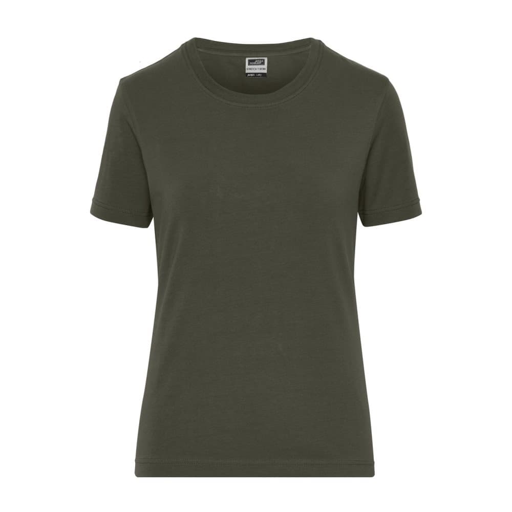 James and Nicholson Womens/Ladies Organic Cotton Stretch T-Shirt