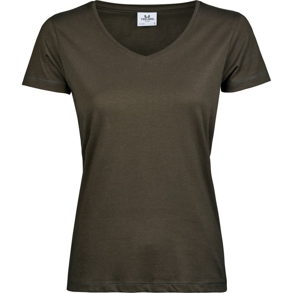 Tee Jays Womens/Ladies Luxury V-Neck Tee