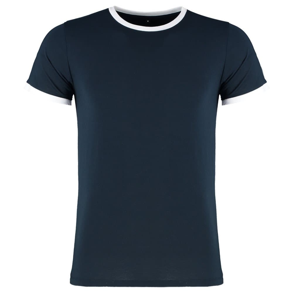 Kustom Kit Mens Fashion Fit Ringer T-Shirt