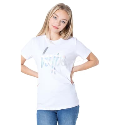 Hype Girls Iridescent Script T-shirt
