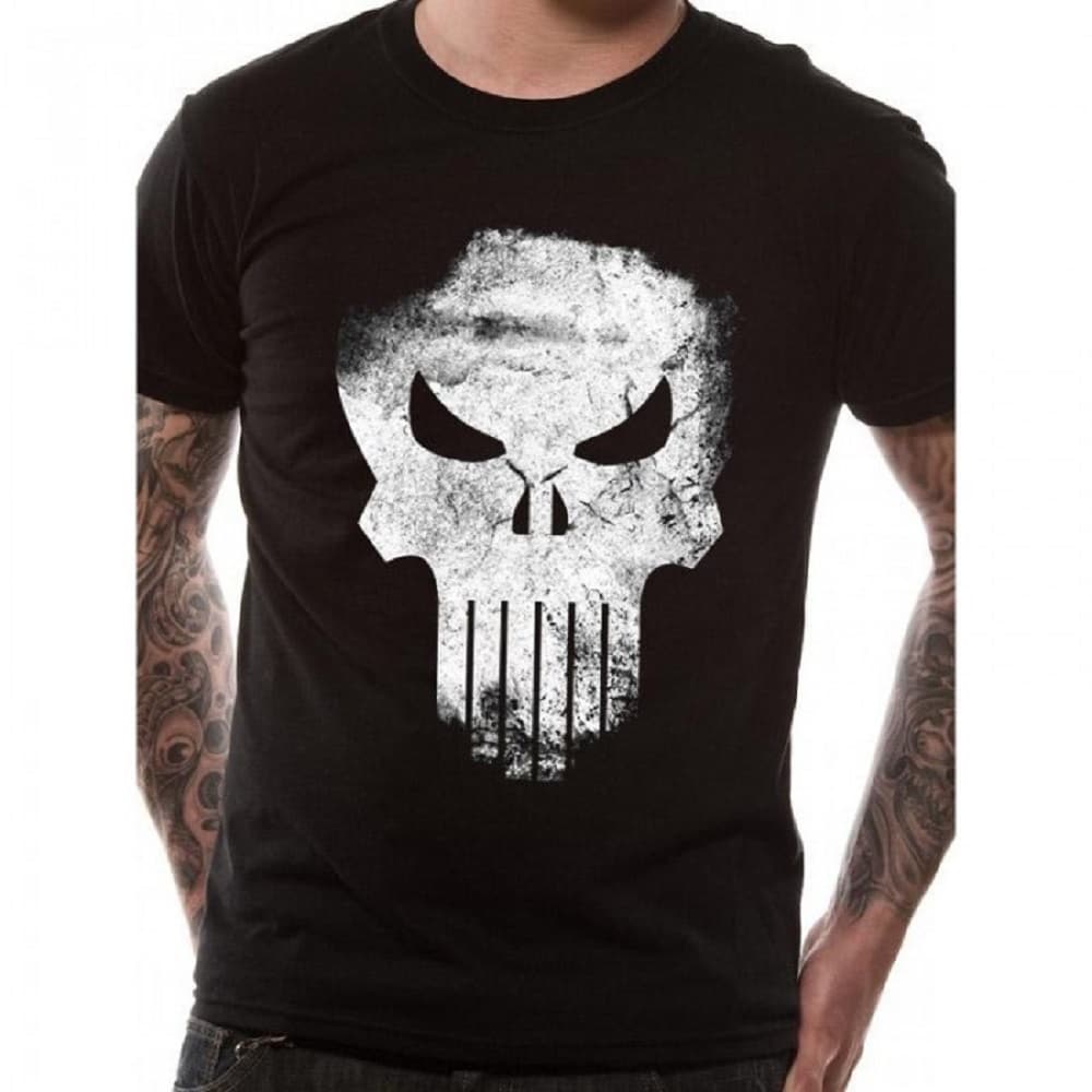 Marvel Mens Knights Punisher T-shirt