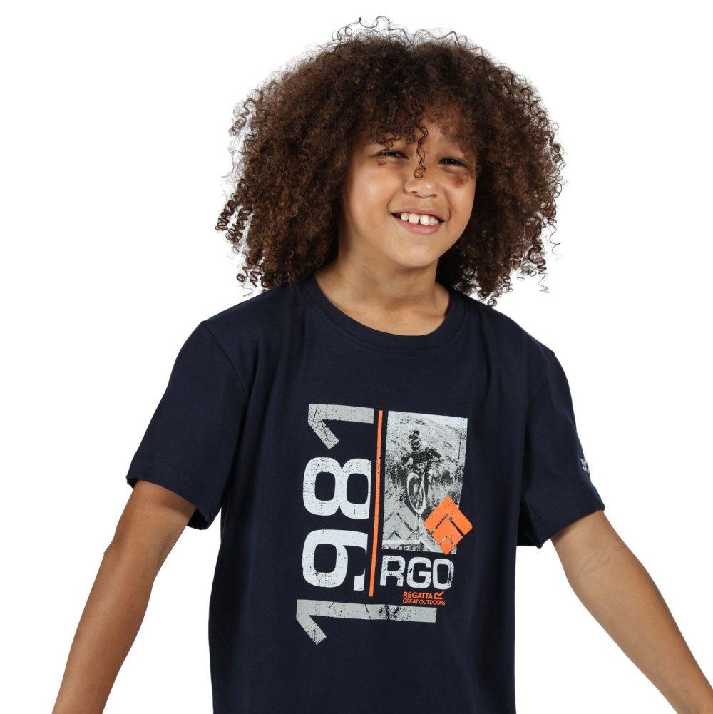 Regatta Barn / barn Bosley III tryckt T-shirt