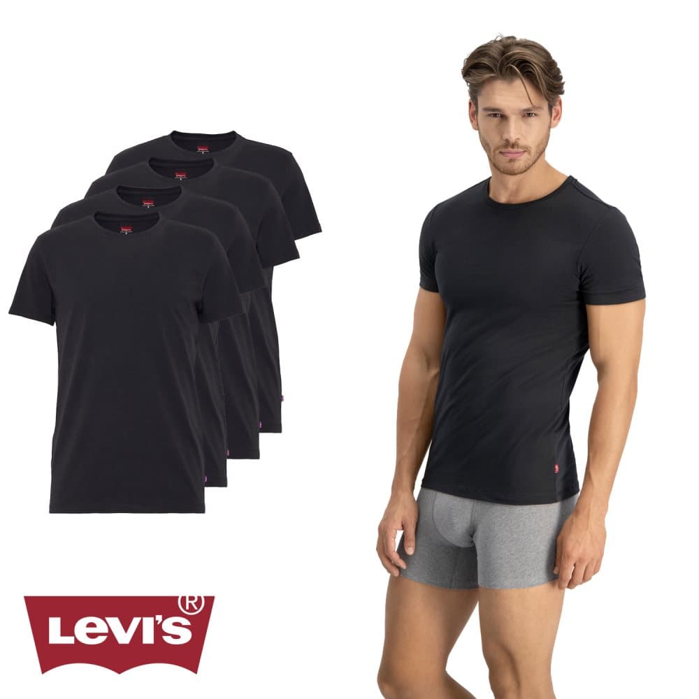 Levi's Crew Solid 4 Pack T-shirt