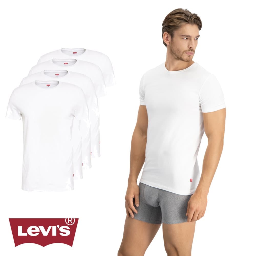 Levi's Crew Solid 4 Pack T-shirt