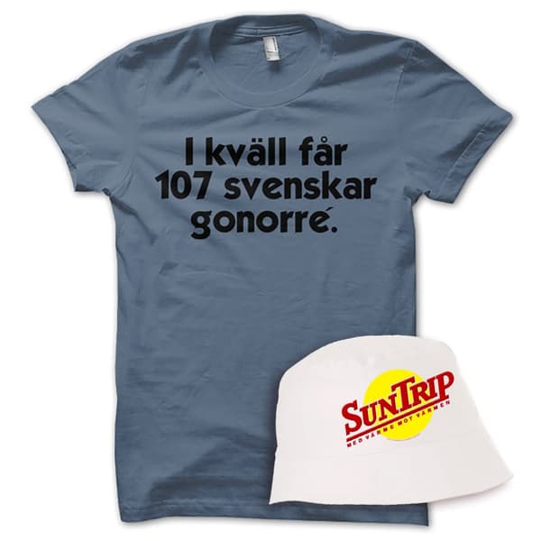 SUNTRIP - BERRA PAKET (T-SHIRT & SOLHATT) L