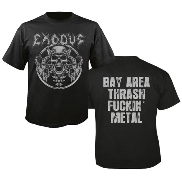 EXODUS - T-SHIRT, HORNS SKULL M