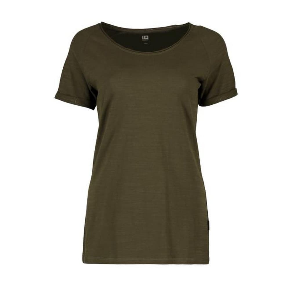 ID Womens/Ladies Core Slub T-Shirt