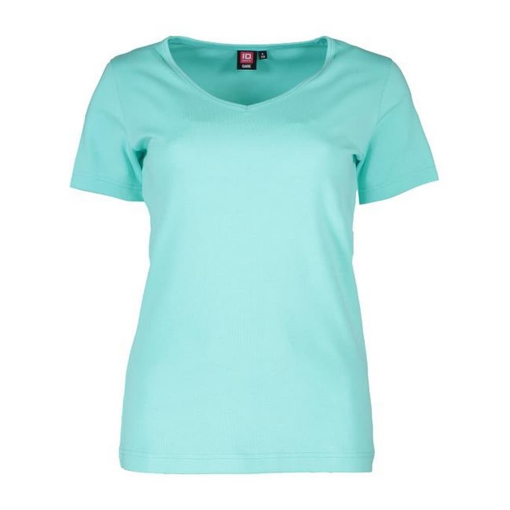 ID Womens/Ladies Interlock V-Neck T-Shirt