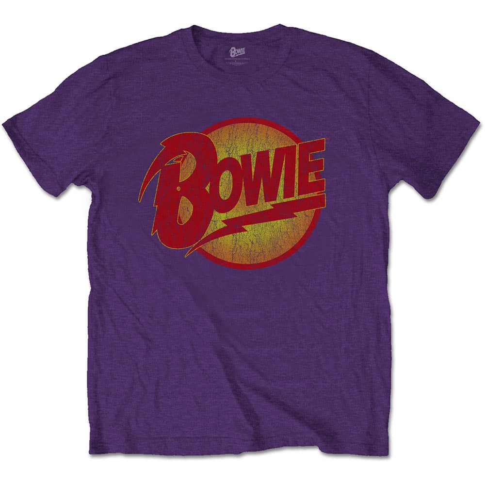David Bowie: T-shirt - Vintage Diamond Dogs Logo