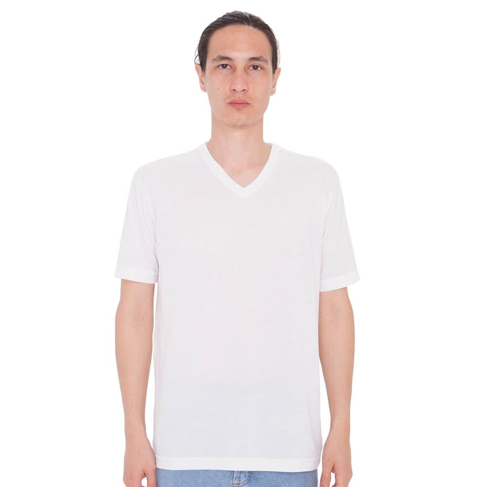 American Apparel Unisex Sublimation V Neck T-Shirt