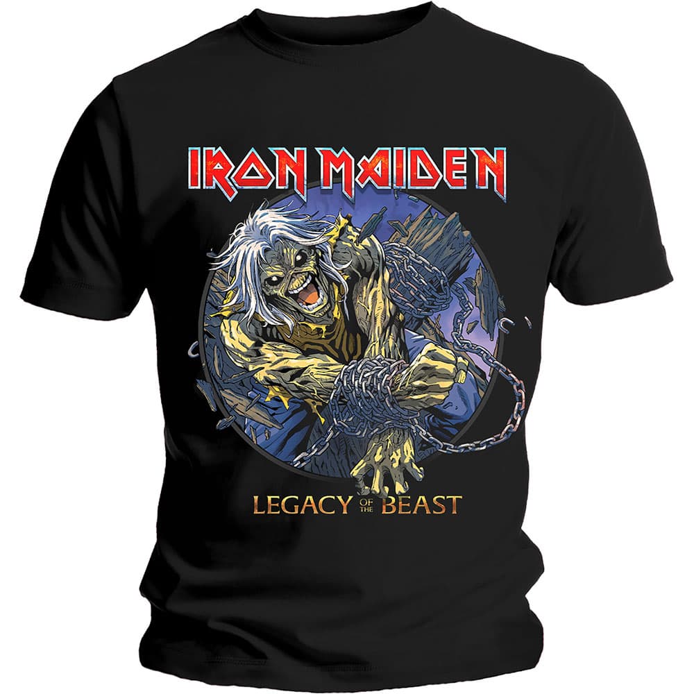Iron Maiden: T-shirt - Eddie Chained Legacy