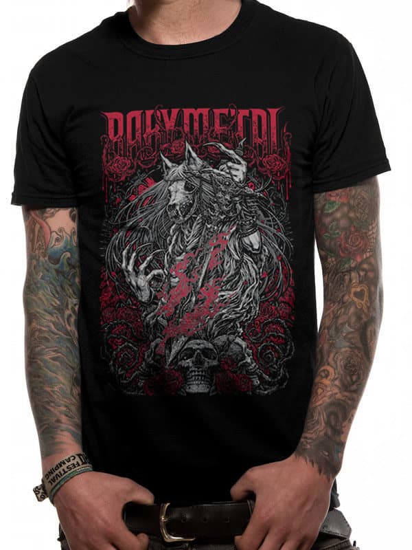 Babymetal - Black Rosewolf T-Paita