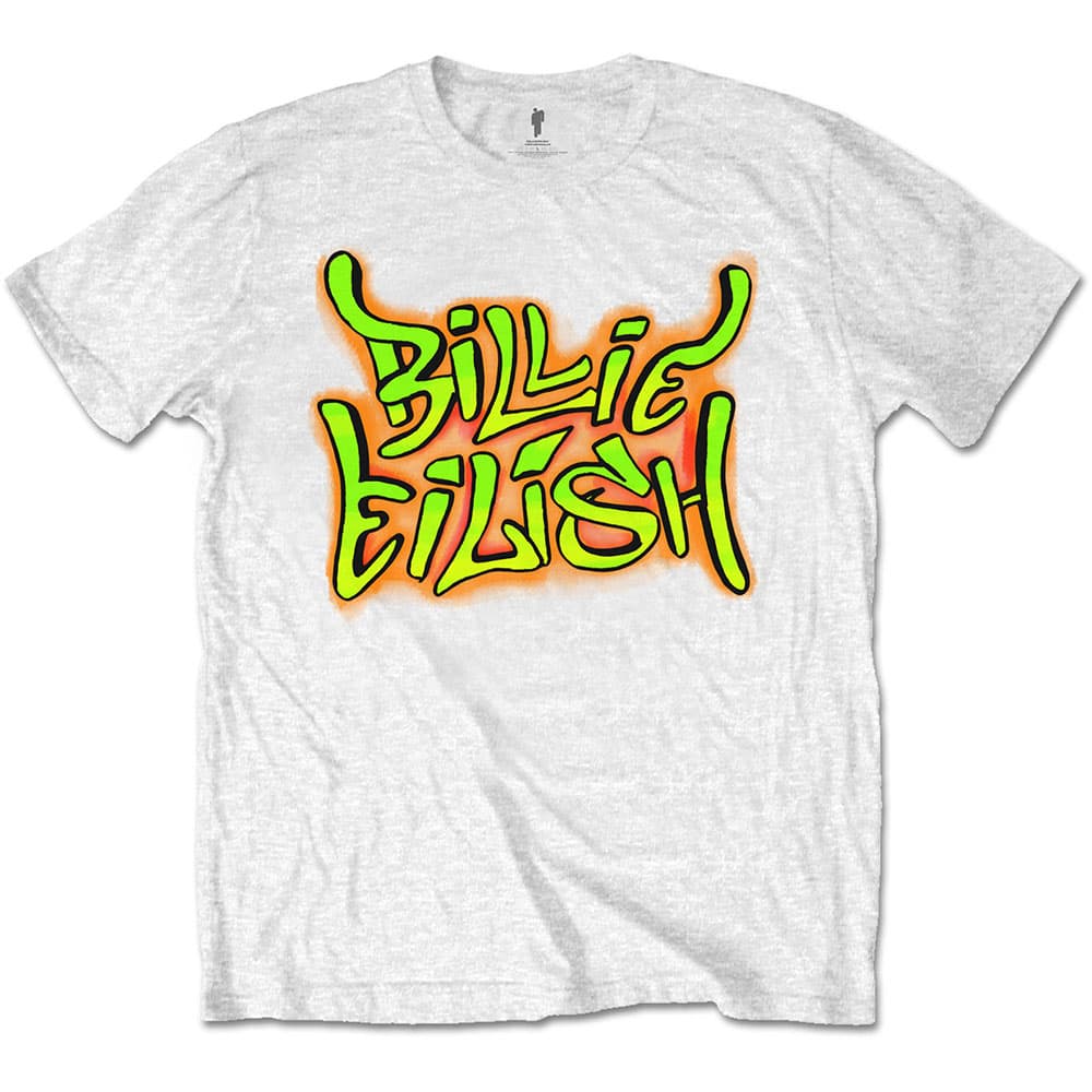 Billie Eilish: T-shirt - Graffiti