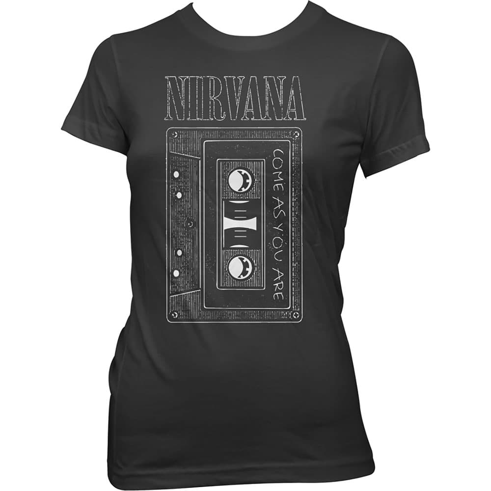 Nirvana: T-shirt til damer - Come As You Are