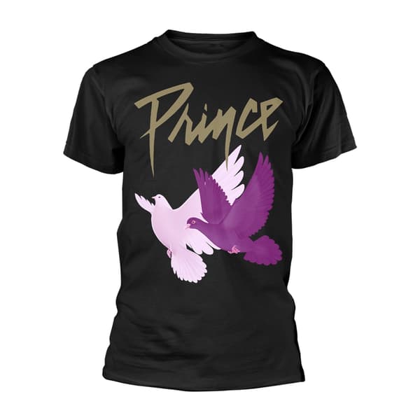 PRINCE - T-SHIRT, PURPLE DOVES L