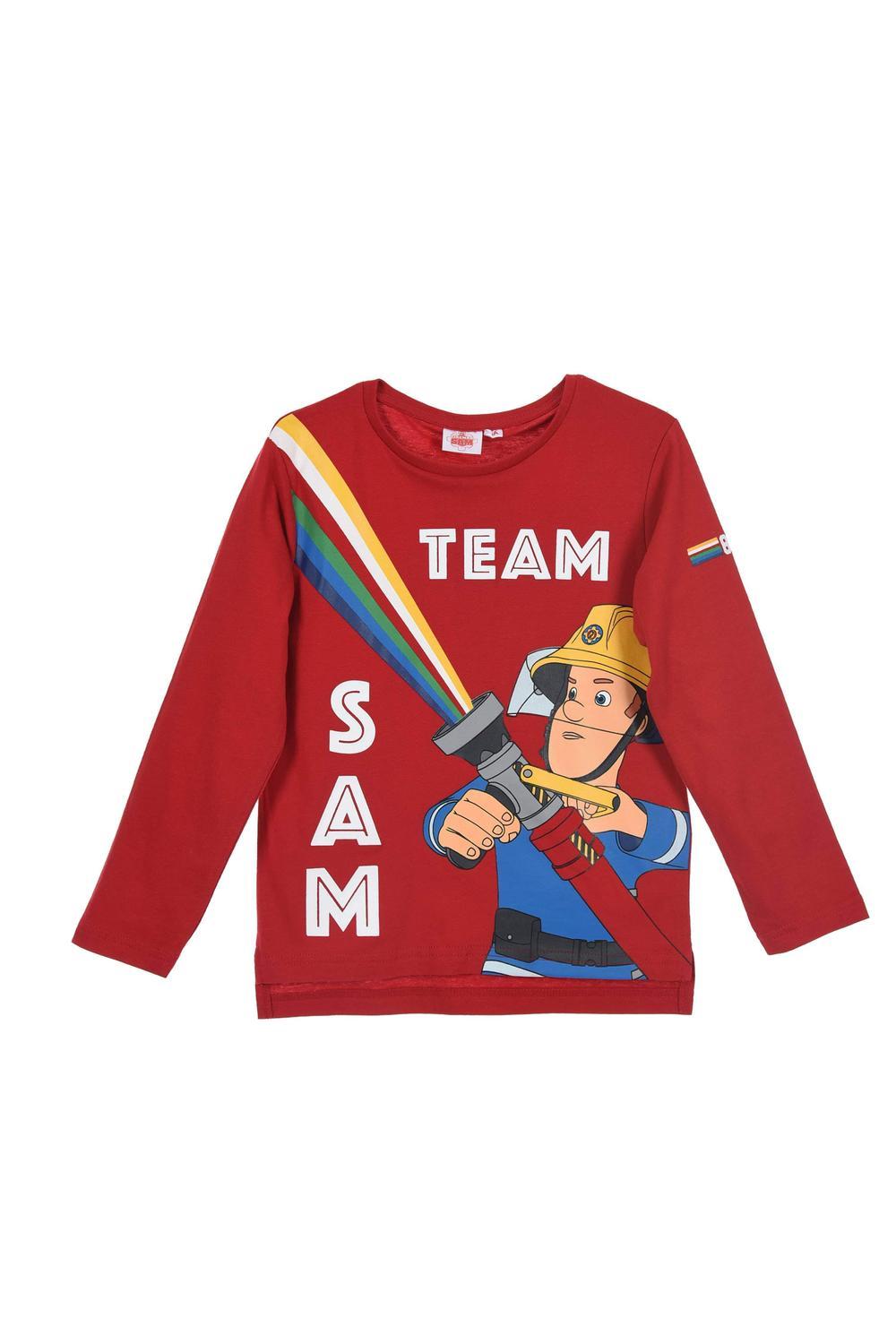 Fireman Sam T-skjorte - Rød - Nyhet!